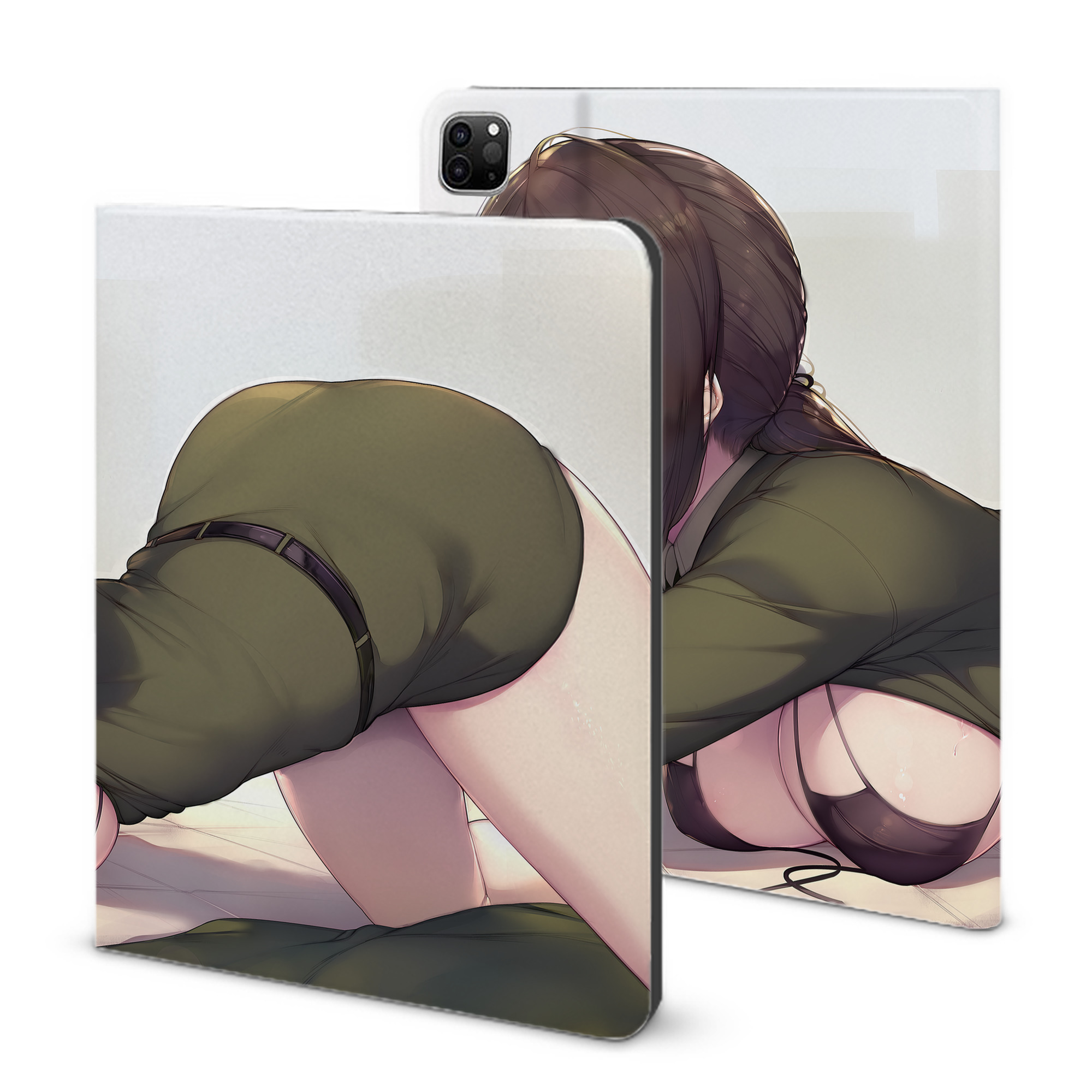 （画像用） 進撃の巨人 Attack on Titan IPad ケース ブック型 PUレザー TPU 耐衝撃 軽量 薄型 ペン収納なし 全面保護 IPad 各モデル対応
